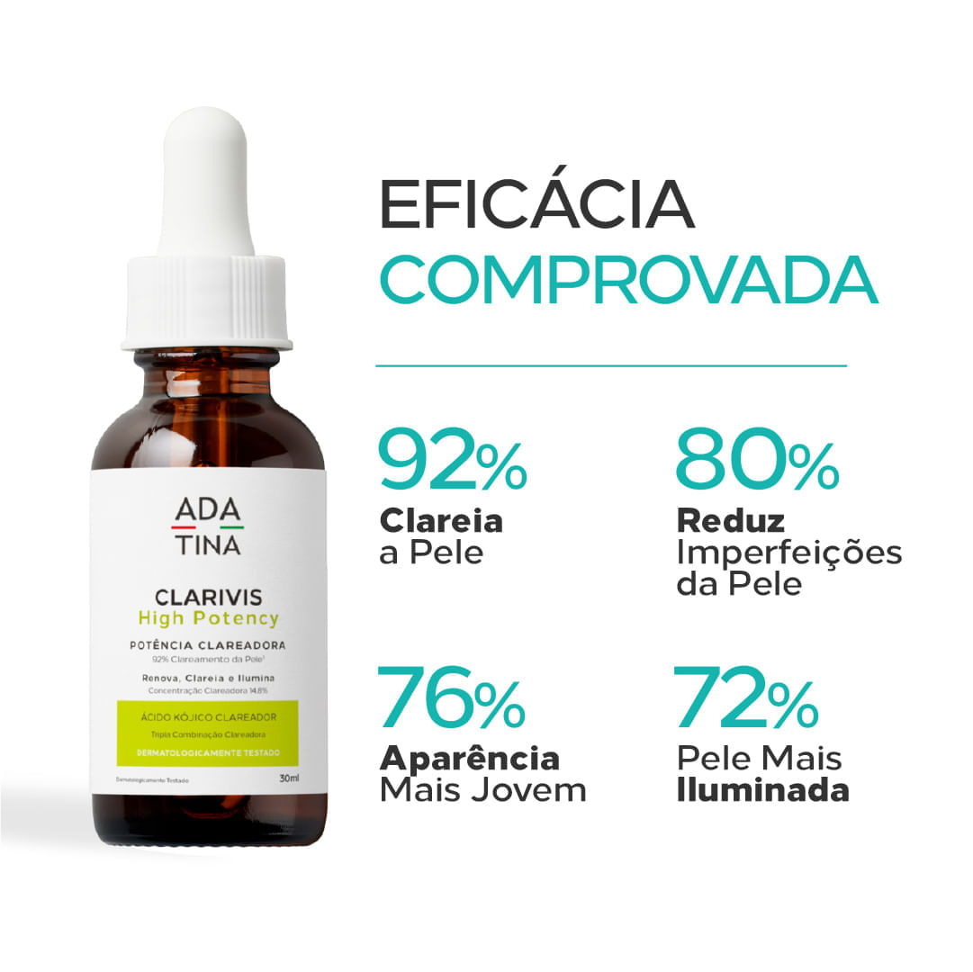 Sérum Potente Clareador de Manchas e Melasma Clarivis High Potency 30mL