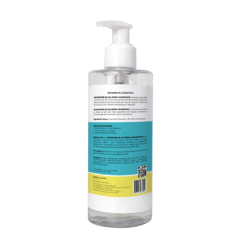 Sabonete Facial Clareador em Gel Concentrado para Todos os Tipos de Pele Niacinamide 250ml