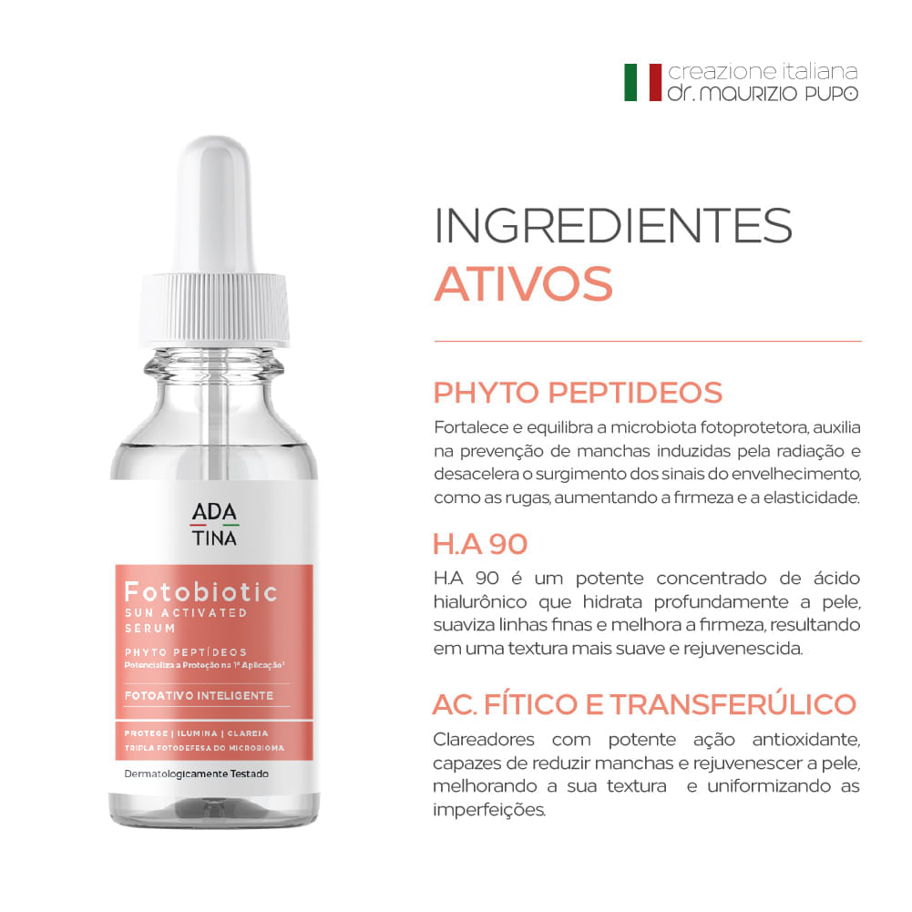 Sérum Clareador Antioxidante Ada Tina 30ml