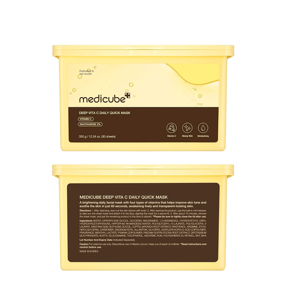 Máscara Facial Medicube Deep Vita C Daily Quick Mask 350g