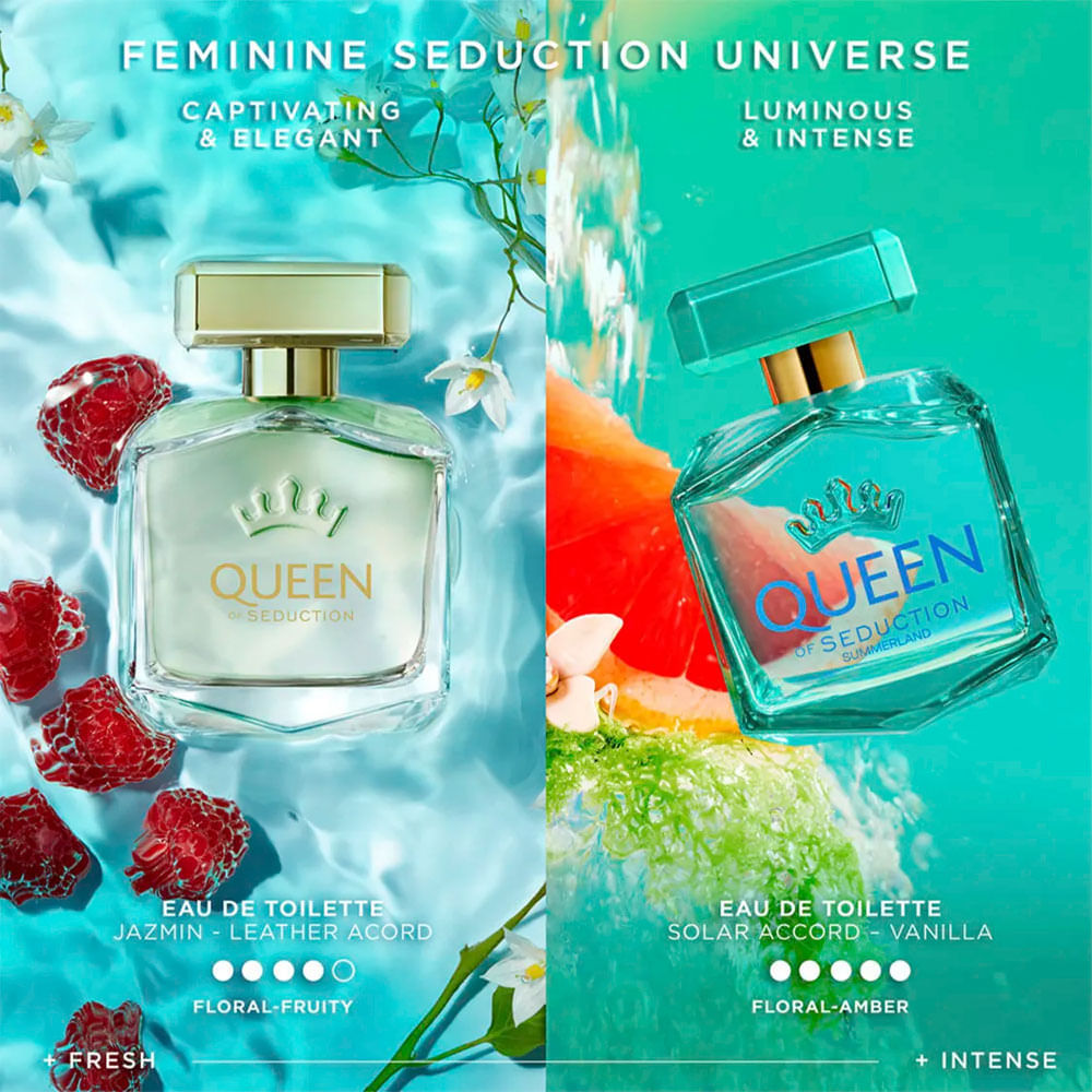 Perfume Feminino Queen Of Seduction Summerland Banderas Eau de Toilette 80ml