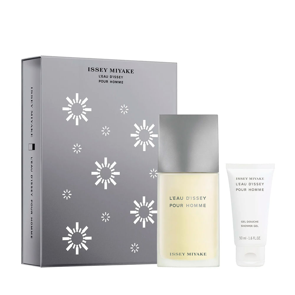 Kit Eau de Toilette Leau Dissey Pour Homme 75ml + Gel de Banho Issey Miyake 50ml