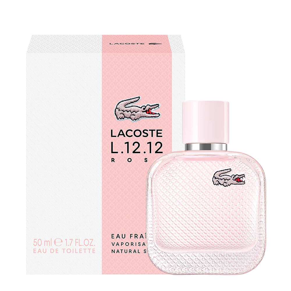 Perfume Feminino L.12.12 Rose Eau Fraîche Lacoste Eau de Toilette 50ml