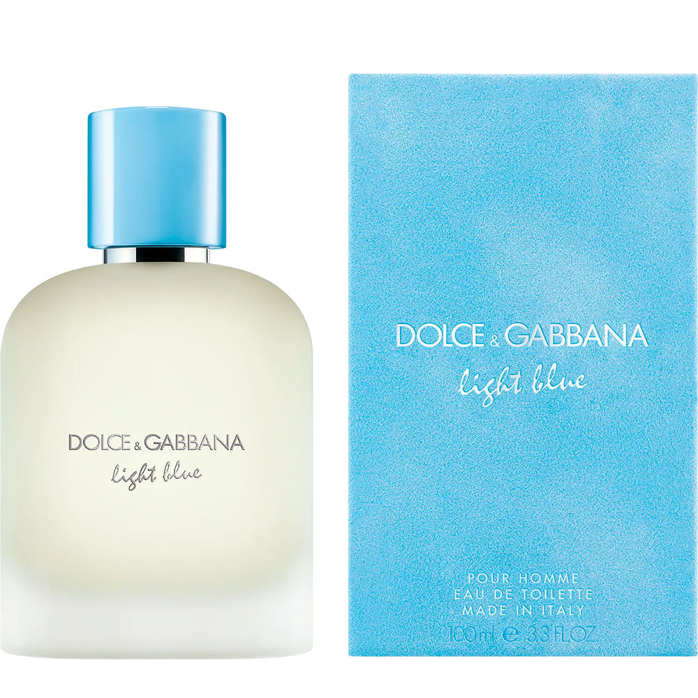Perfume Masculino Light Blue Pour Homme Dolce & Gabbana Eau de Toilette 100ml