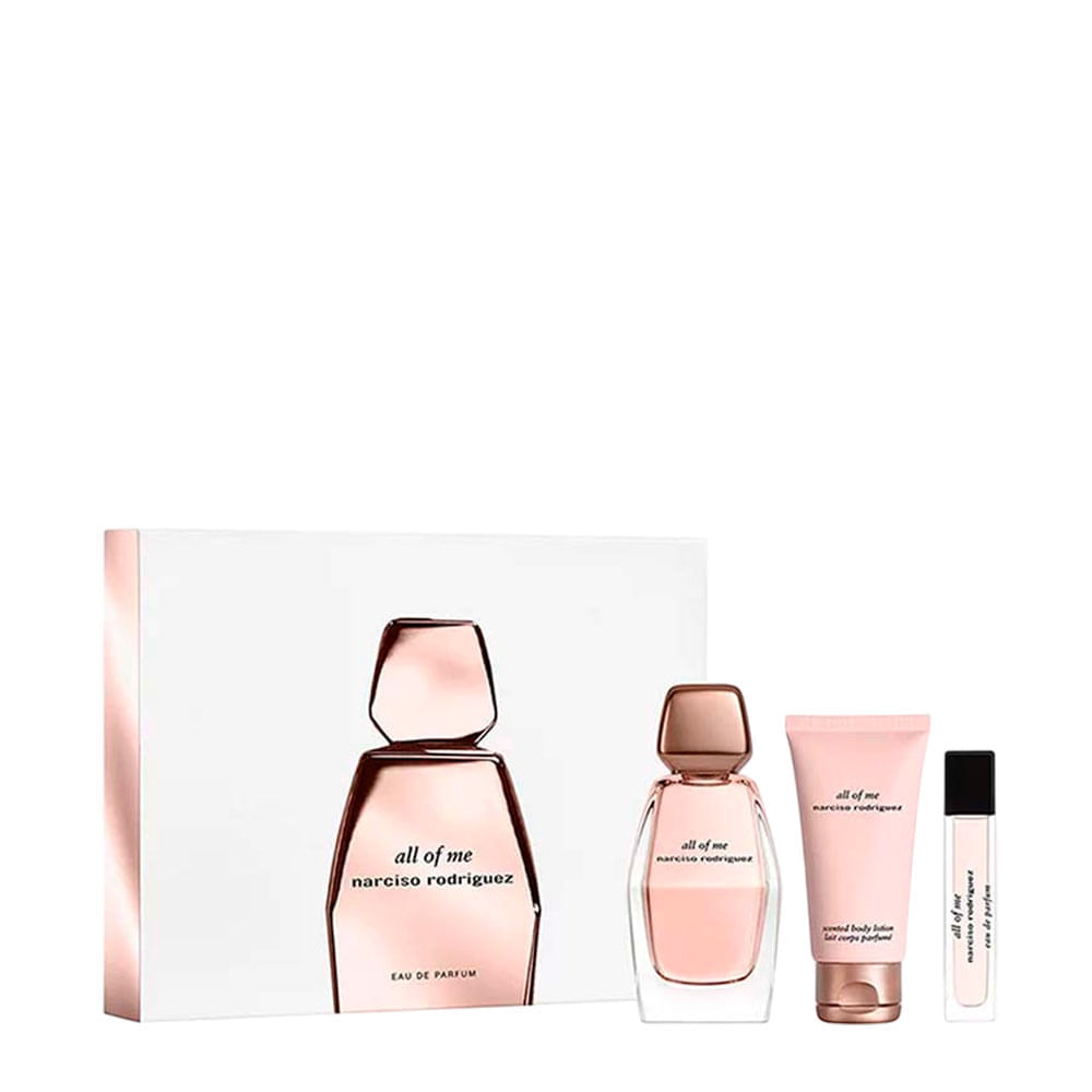 Kit Narciso Rodriguez All Of Me Perfume Feminino Eau De Parfum 90ml + 10ml + Body Lotion 50ml