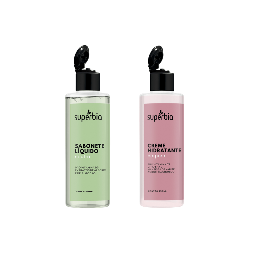 Kit Supérbia Sabonete Líquido + Creme Hidratante Corporal