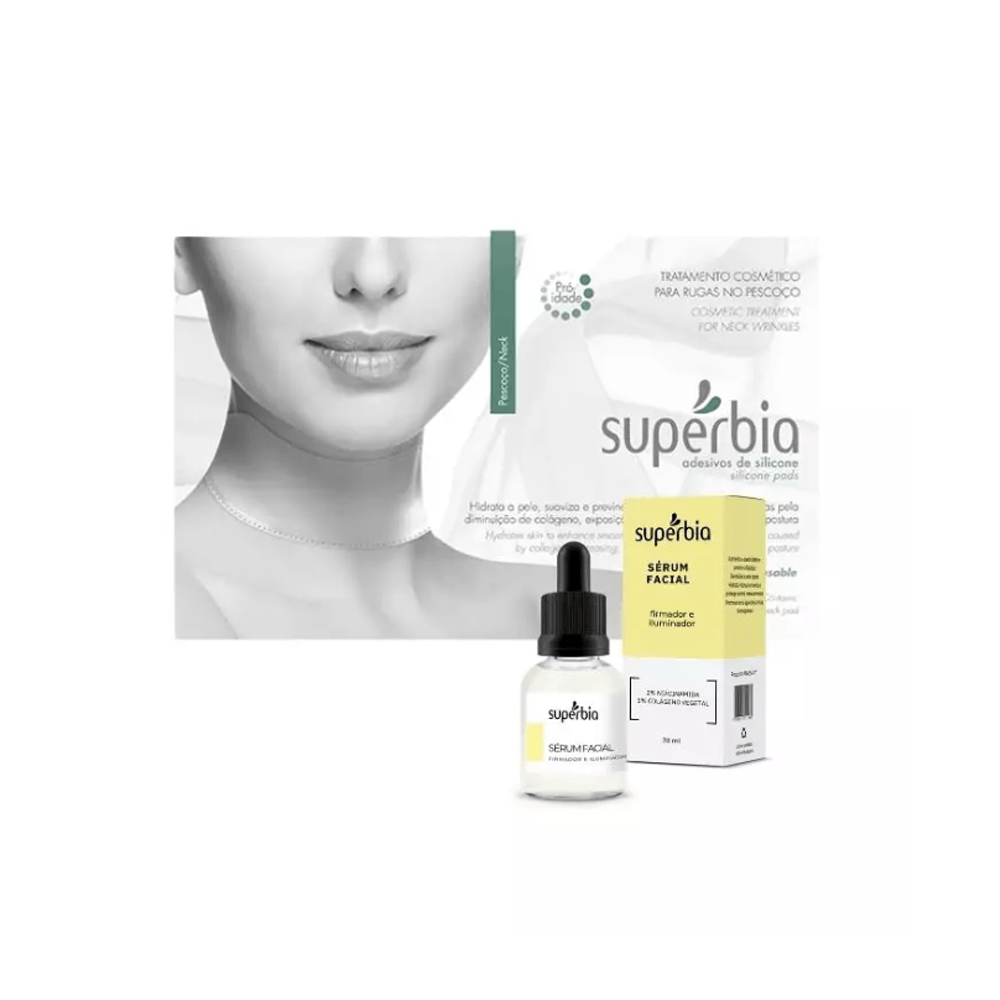 Kit Dual Tec Adesivo De Pescoço + Sérum Firmador