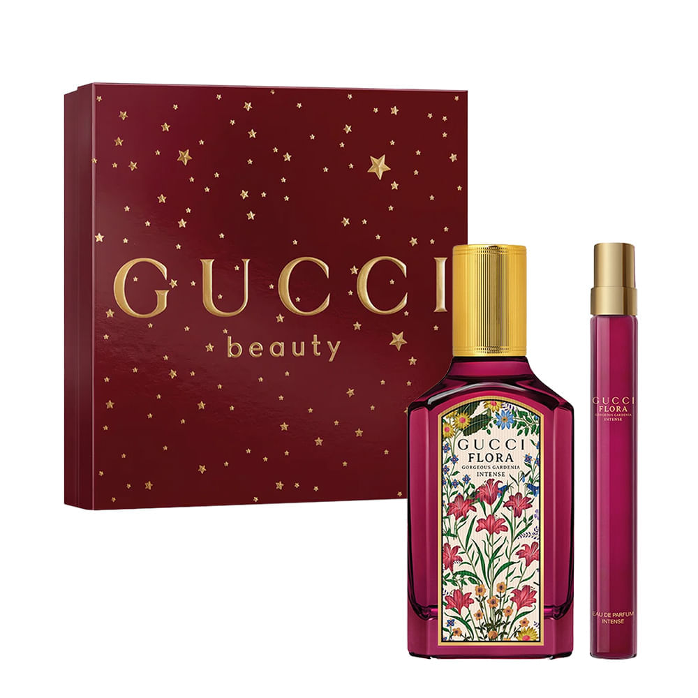 Kit Gucci Beauty Gucci Flora Gorgeus Gardenia Feminino Eau De Parfum 50ml + Travel Size 10ml