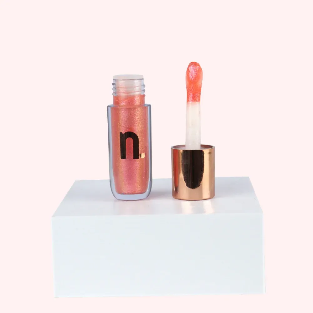 Gloss Labial Instant Glow Nina MakeUp 4ml Cor Sun Stone