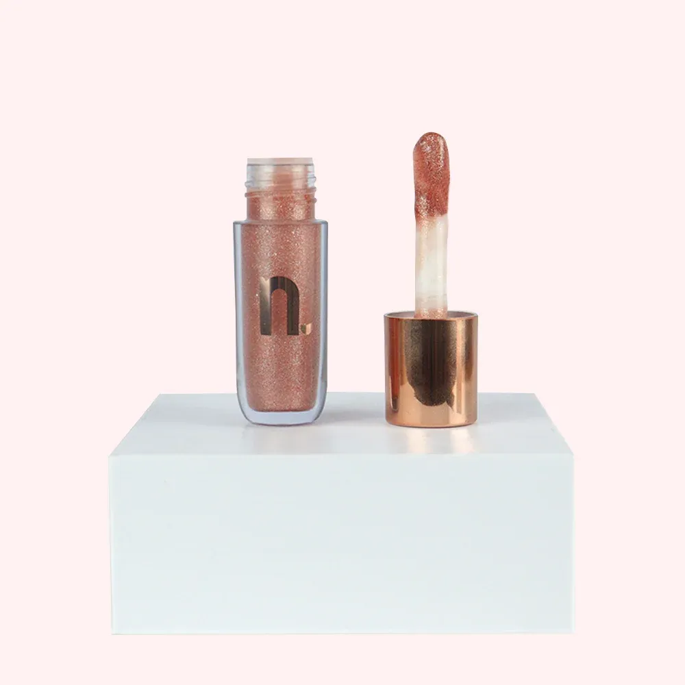 Gloss Labial Instant Glow Nina MakeUp 4ml Cor Elza Soares