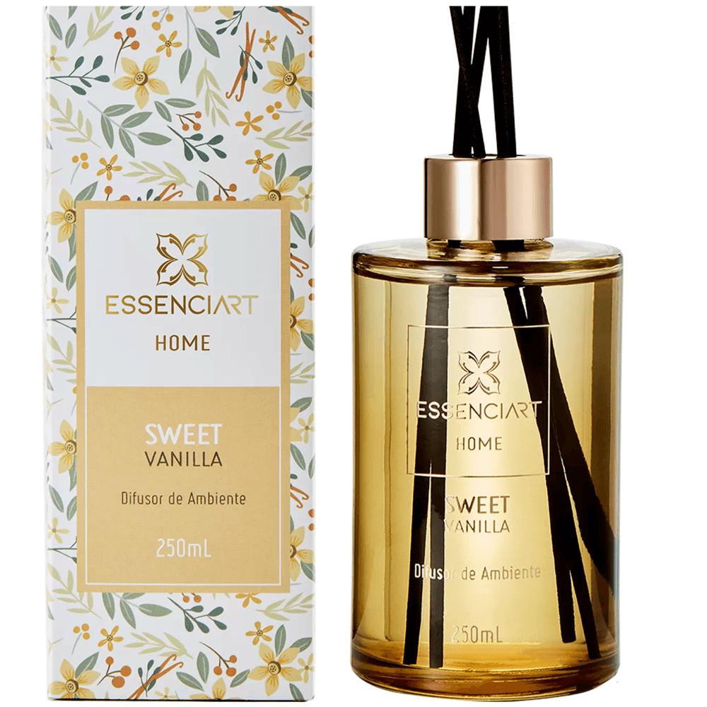 Difusor De Ambiente Sweet Vanilla Essenciart Home 250ml