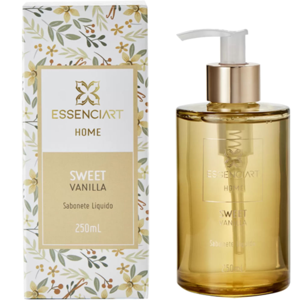 Sabonete Líquido Para Mãos Sweet Vanilla Home Essenciart 250ml