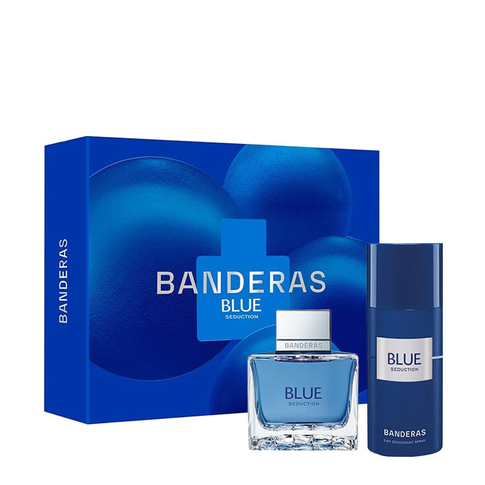 Kit Banderas Blue Seduction Masculino Eau De Toilette 100ml + Desodorante 150ml