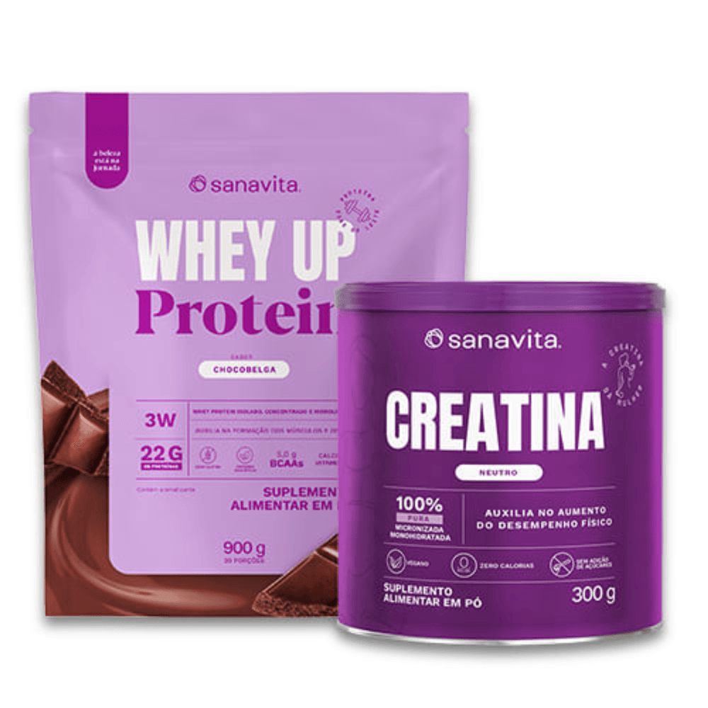 Combo Power Fit Plus Whey UP + Creatina 330g