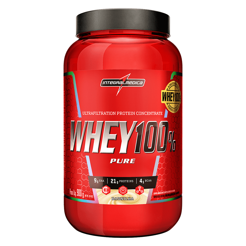 Whey Protein Concentrado Gelato Baunilha Pote 900g