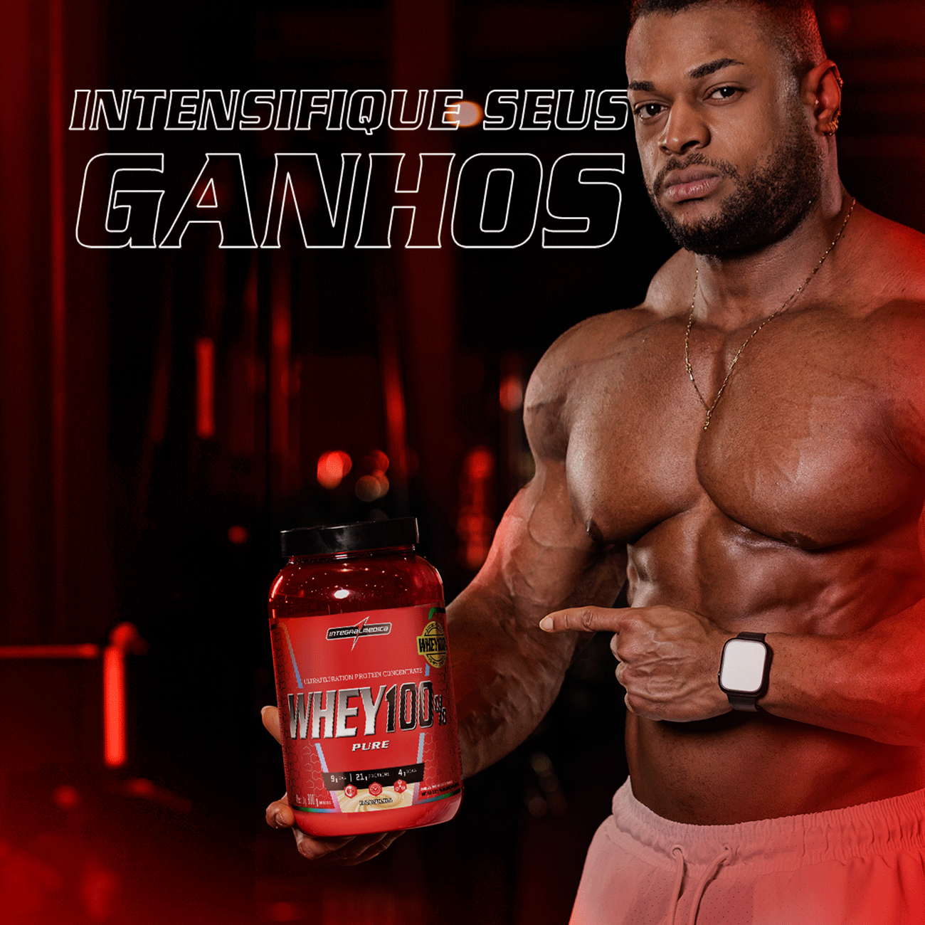 Whey Protein Concentrado Gelato Cookies Pote 900g