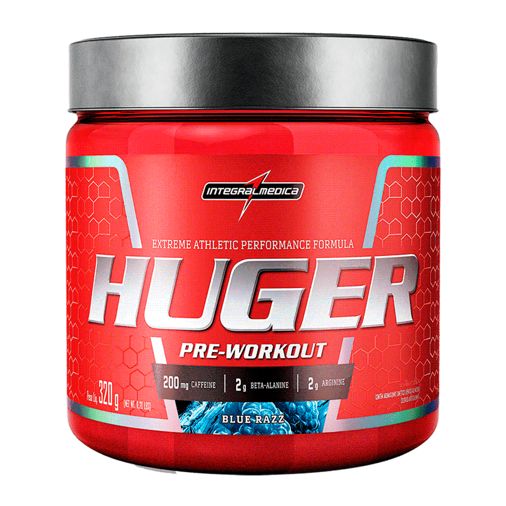 Pré-treino Huger Blue Razz 320g