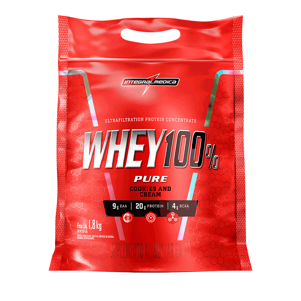 Whey Protein Concentrado Pouch Cookies 1,8kg