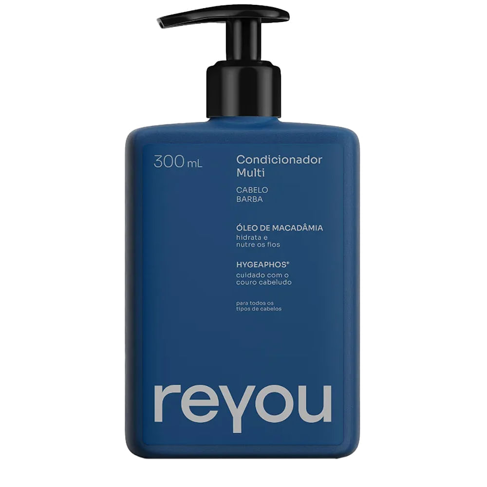 Shampoo Multi Óleo De Macadâmia Hygeaphos Reyou 300ml