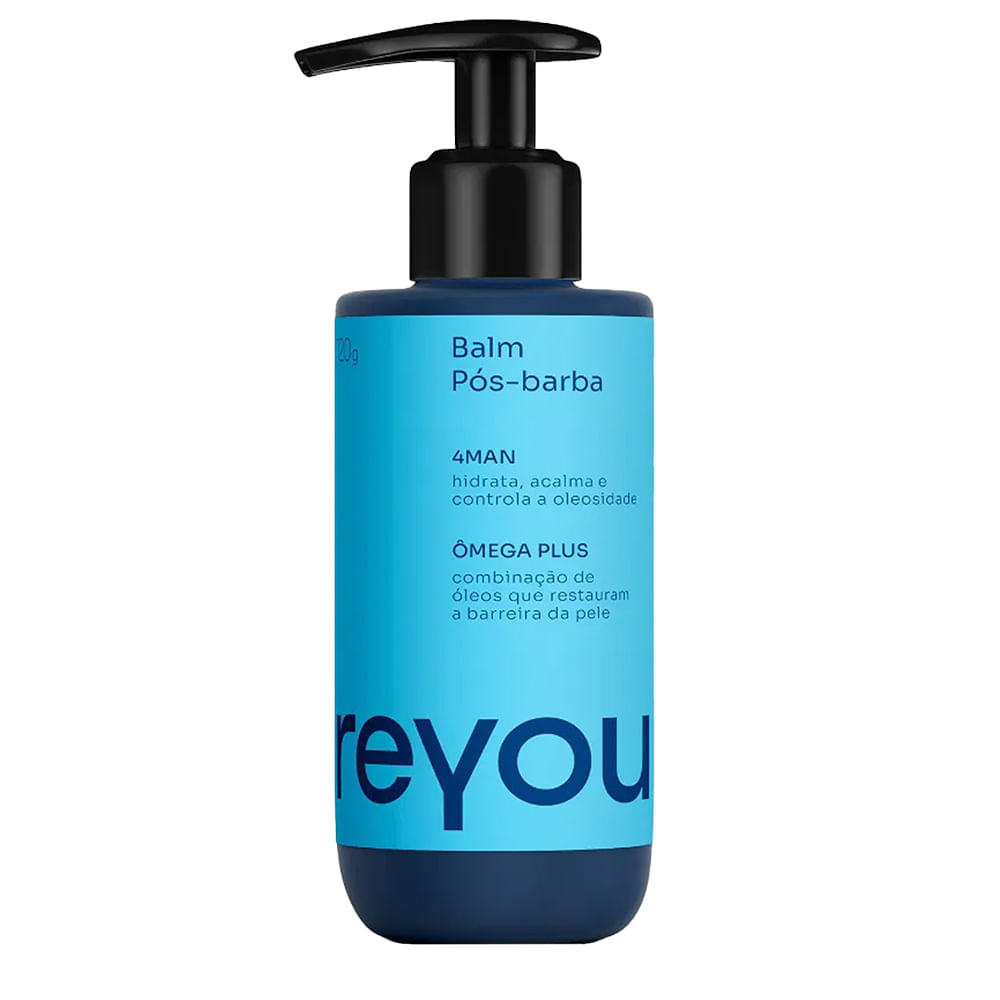 Balm Pós Barba 4man Ômega Plus Reyou 120g