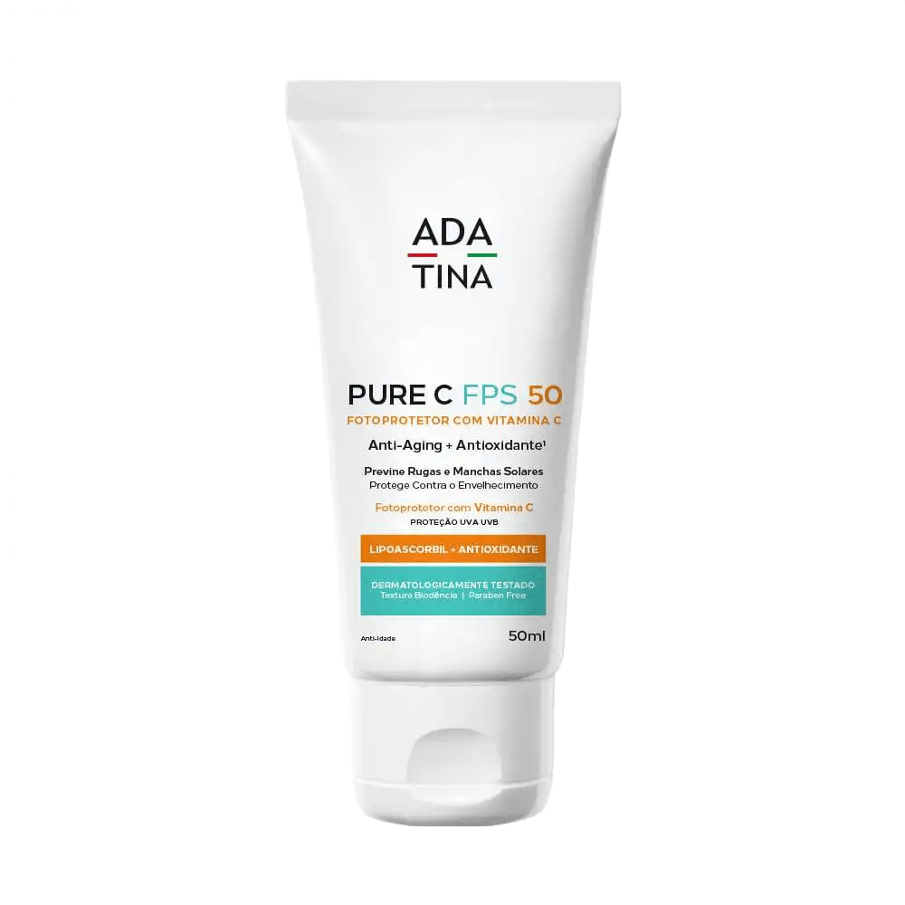 Protetor Solar Clareador com Vitamina C Concentrada Pure C FPS 50 50ml