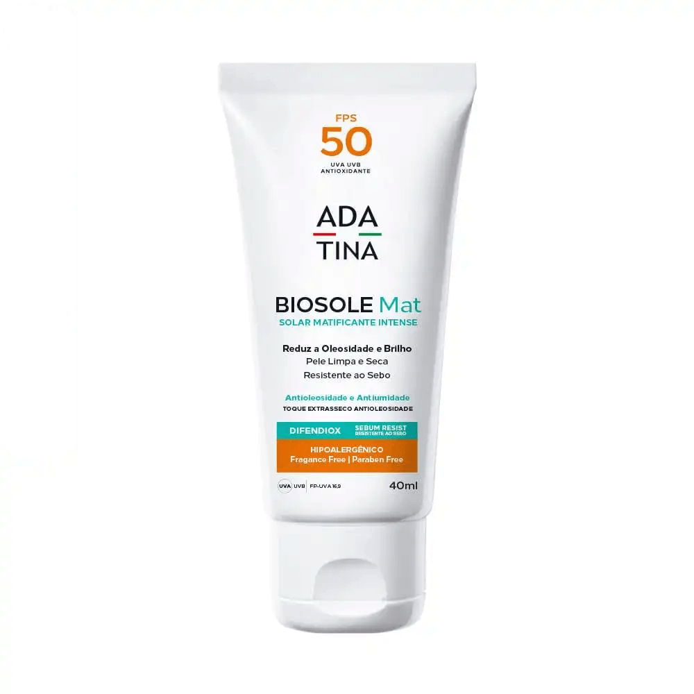 Protetor Solar Peles Muito Oleosas e Matificante Biosole MAT FPS 50 40ml