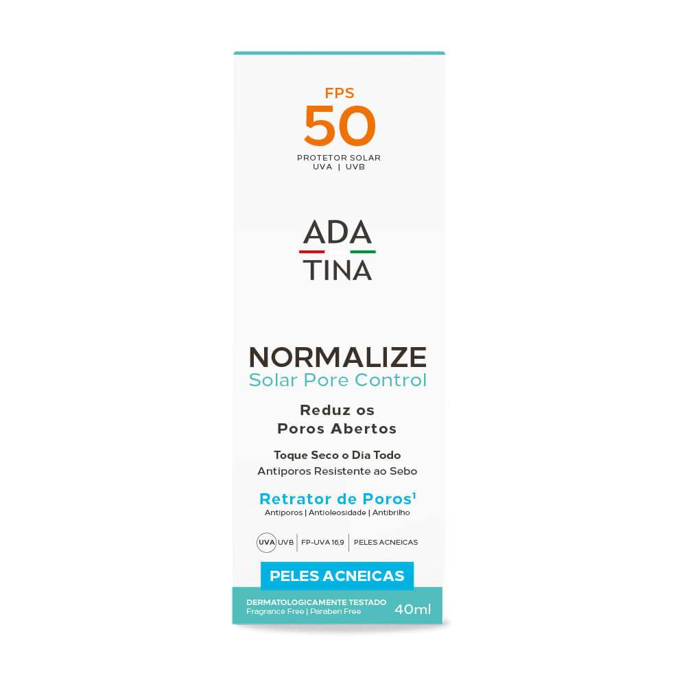 Protetor Solar Peles com Acne e Poros Normalize Pore Control FPS 50 40ml