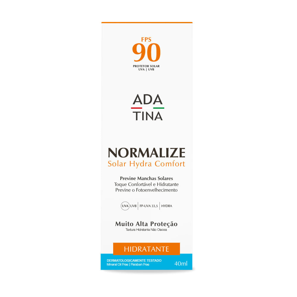 Protetor Solar Alta Proteção Antimanchas Normalize Hydra Comfort FPS 90 40ML