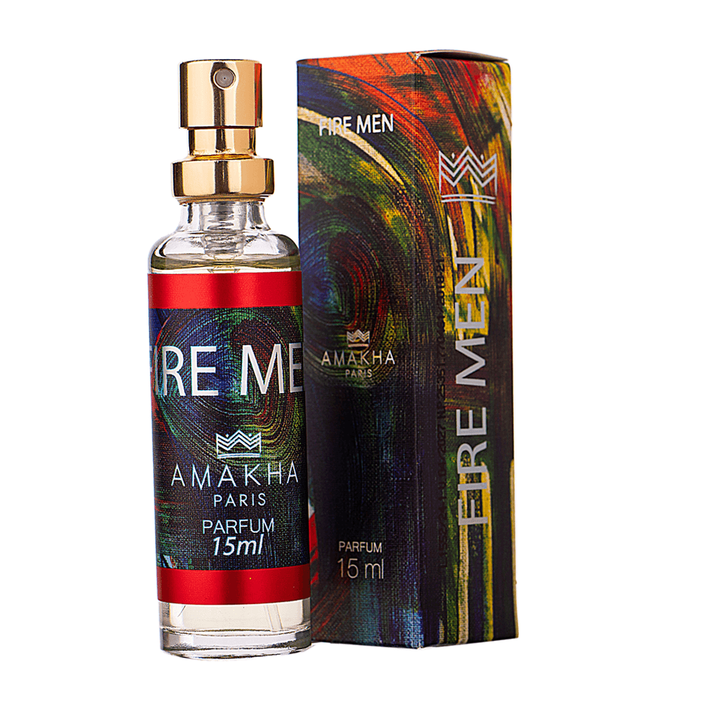 Perfume Masculino Fire Men Parfum Amakha Paris 15ml