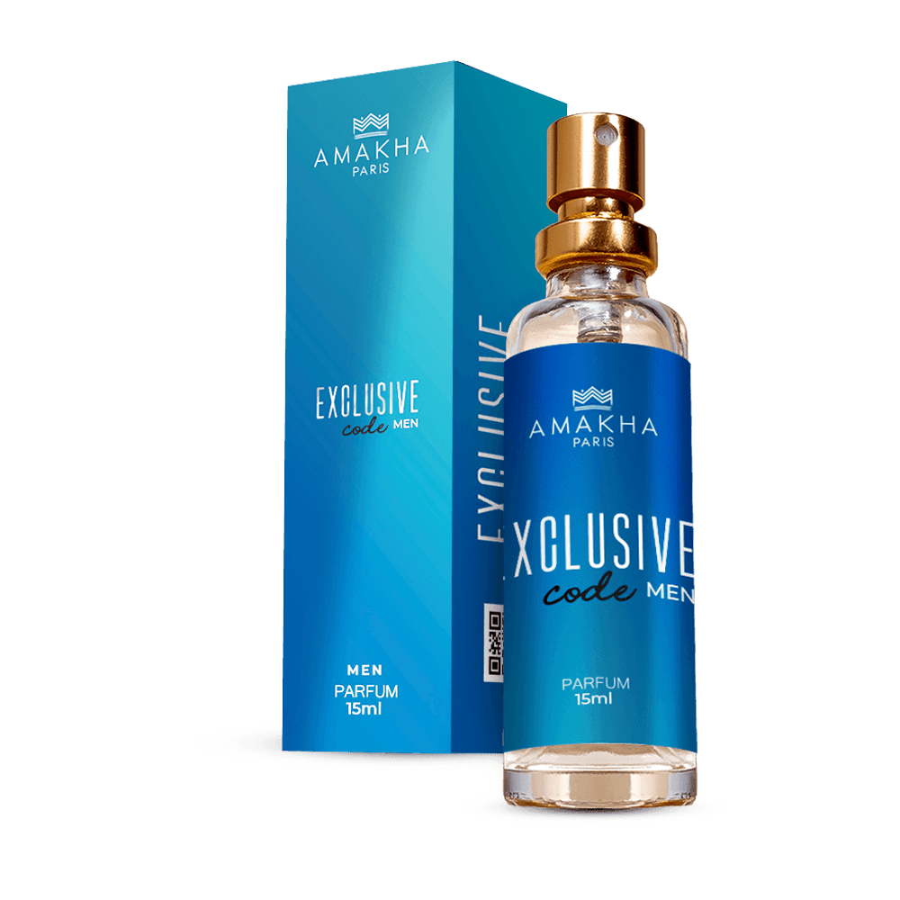 Perfume Masculino Exclusive Code Parfum Amakha Paris 15ml
