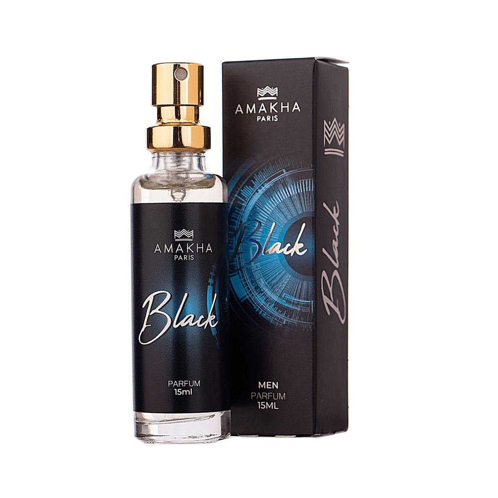 Perfume Masculino Black Parfum Amakha Paris 15ml