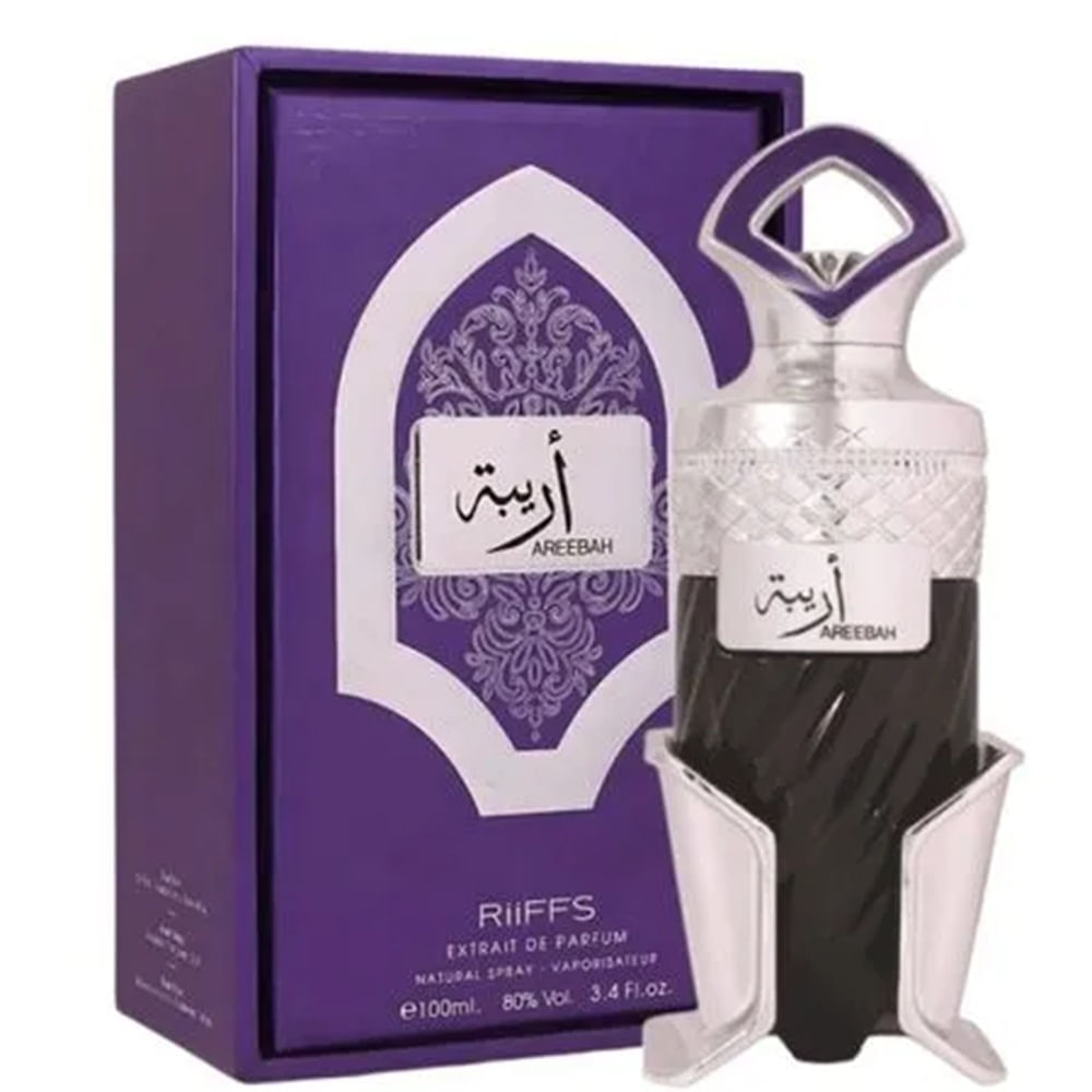 Perfume Árabe Unissex Areebah Extrait Eau De Parfum Riiffs 100ml