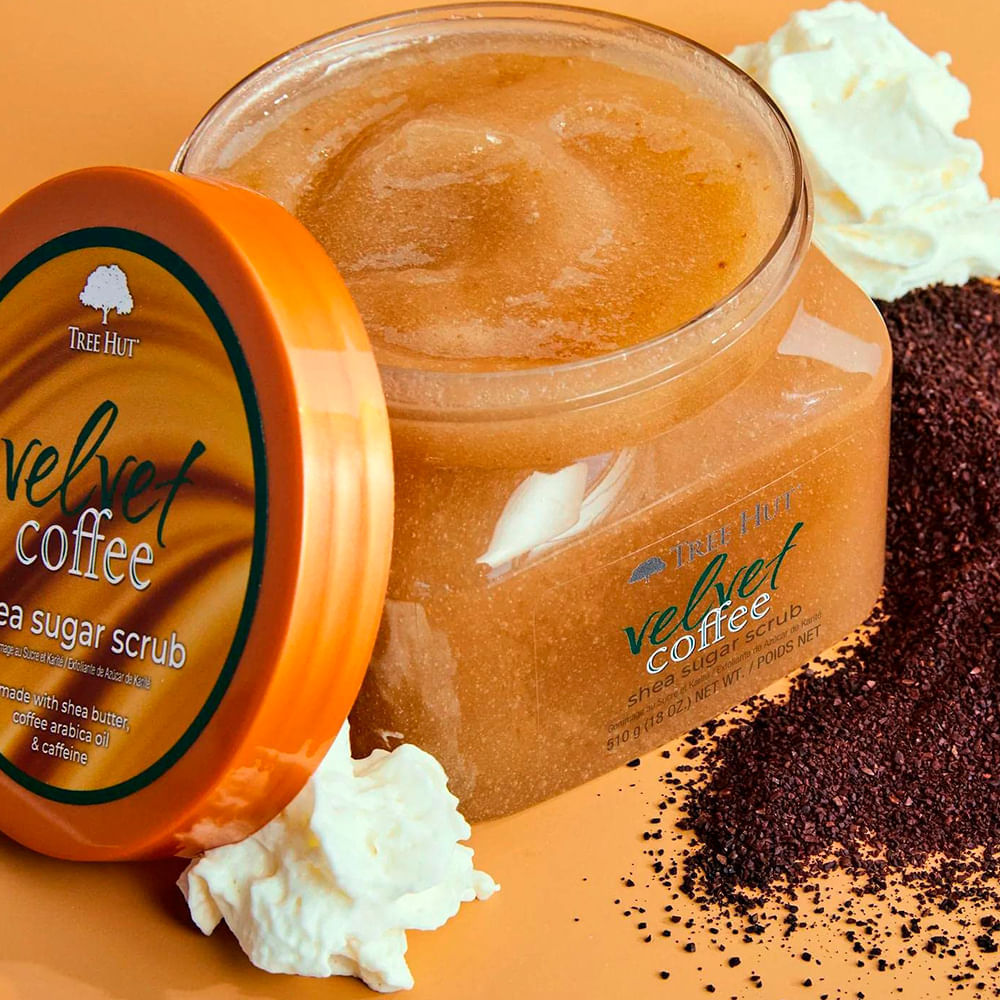Tree Hut Velvet Coffee Shea Sugar Scrub Esfoliante Corporal 510g