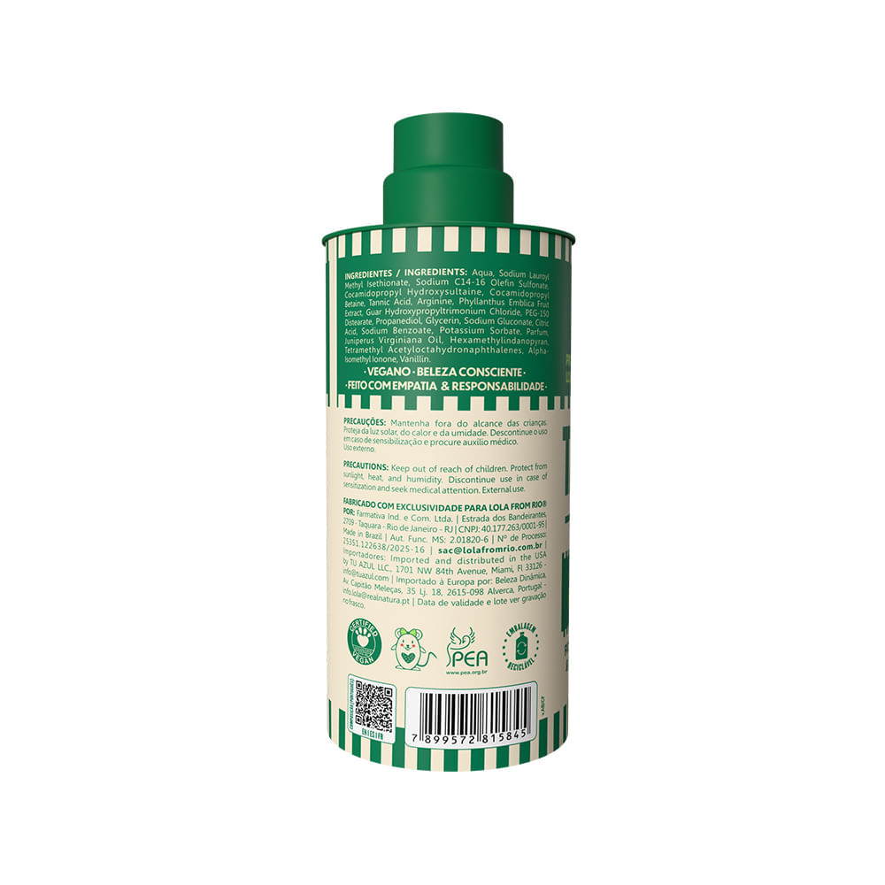 Shampoo Tannic Lola From Rio 250ml