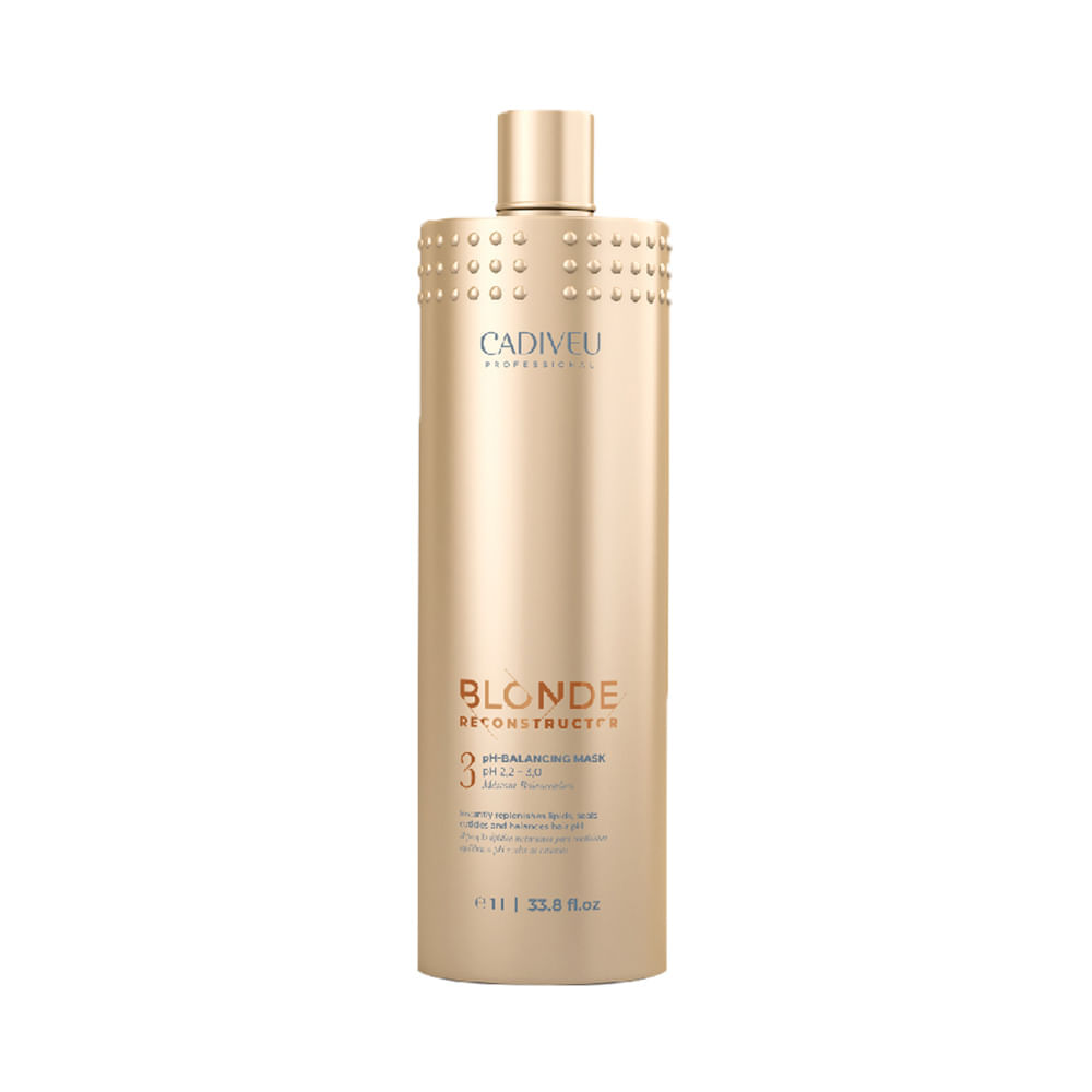Kit Reconstructor Keeper Shampoo 1000ml + Máscara Proteína 1000ml + Máscara Balanceadora Cadiveu 1000ml