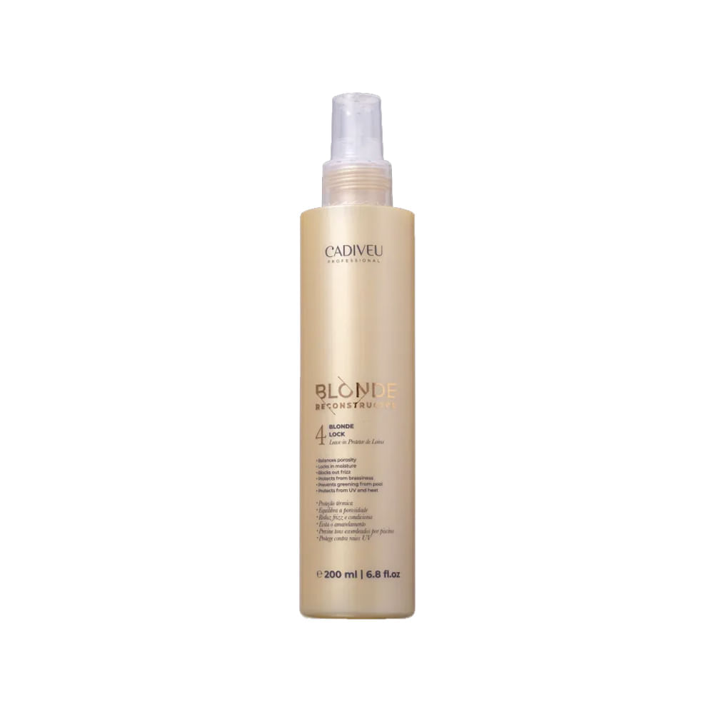 Kit Blonde Reconstructor Keeper Shampoo 250ml + Óleo Capilar Final Style 30ml + Leave-In Cadiveu 200ml