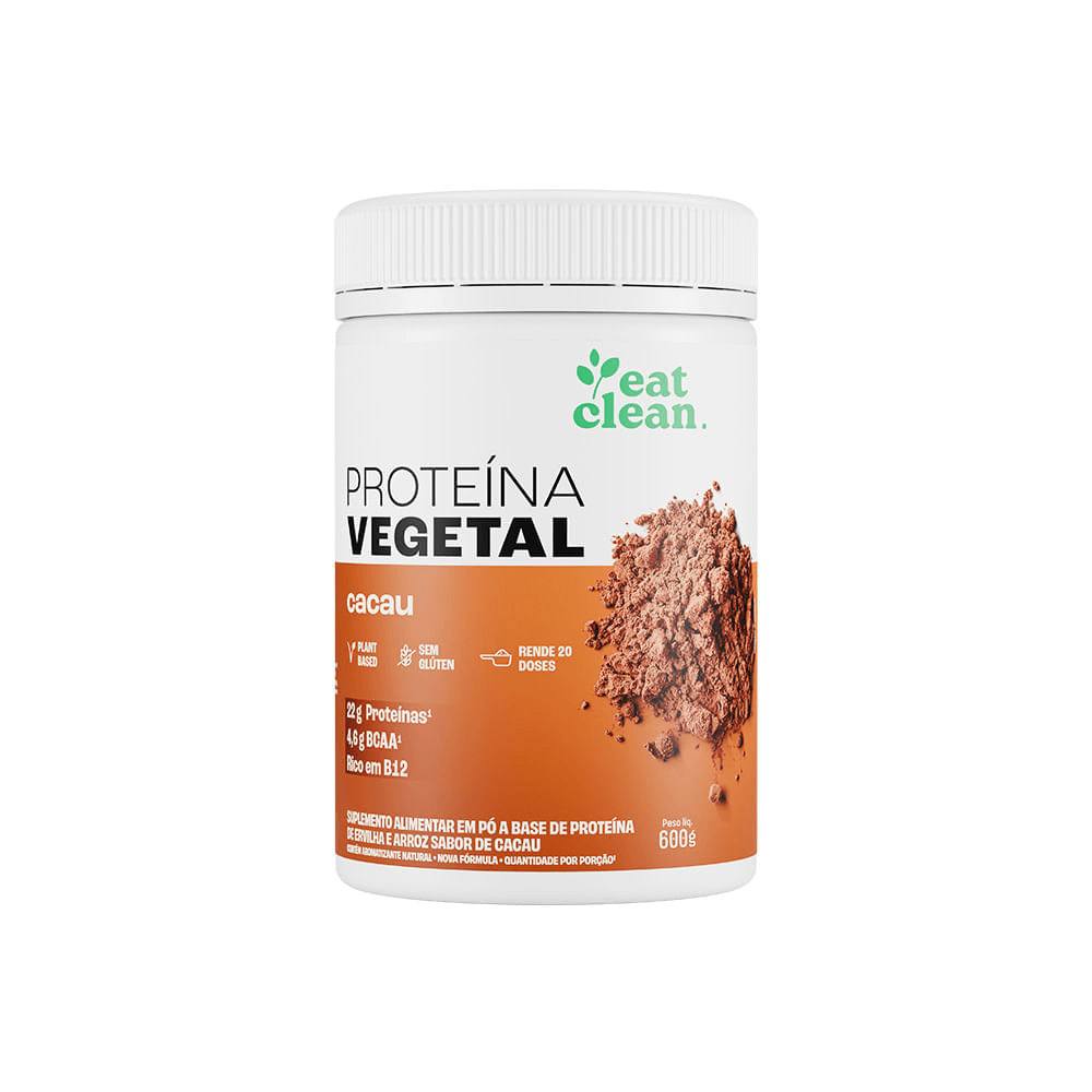 Proteina Vegetal Cacau Eat Clean 600 Gramas