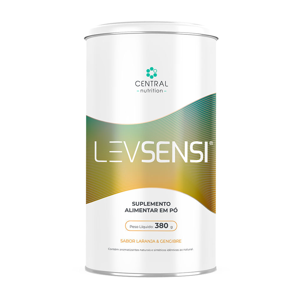 LEVSENSI® 380g Sabor Laranja e Gengibre