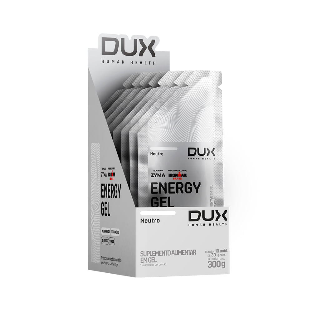 Kit 10 Energy Gel Sabor Neutro Dux Nutrition