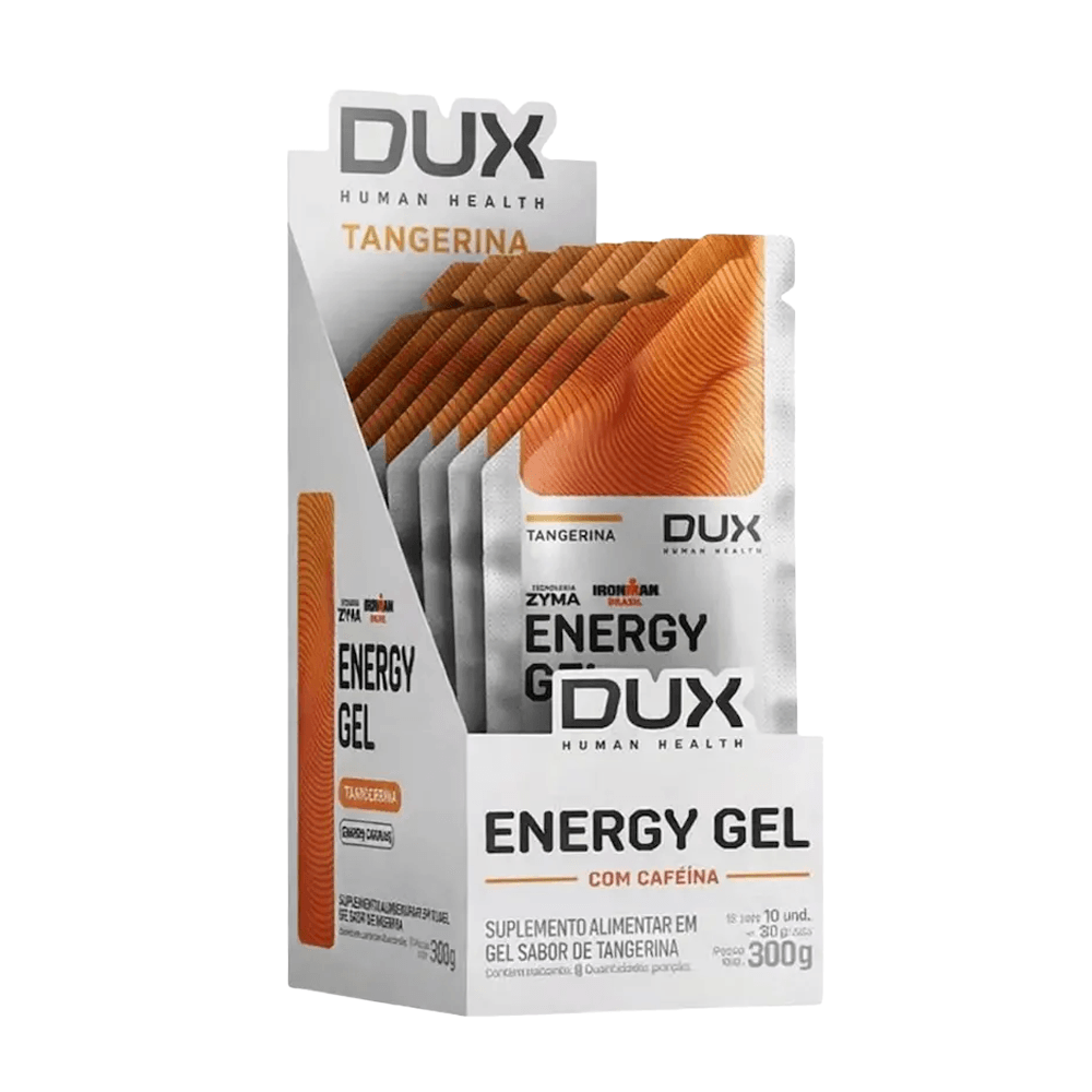 Kit 10 Energy Gel Sabor Tangerina Dux Nutrition