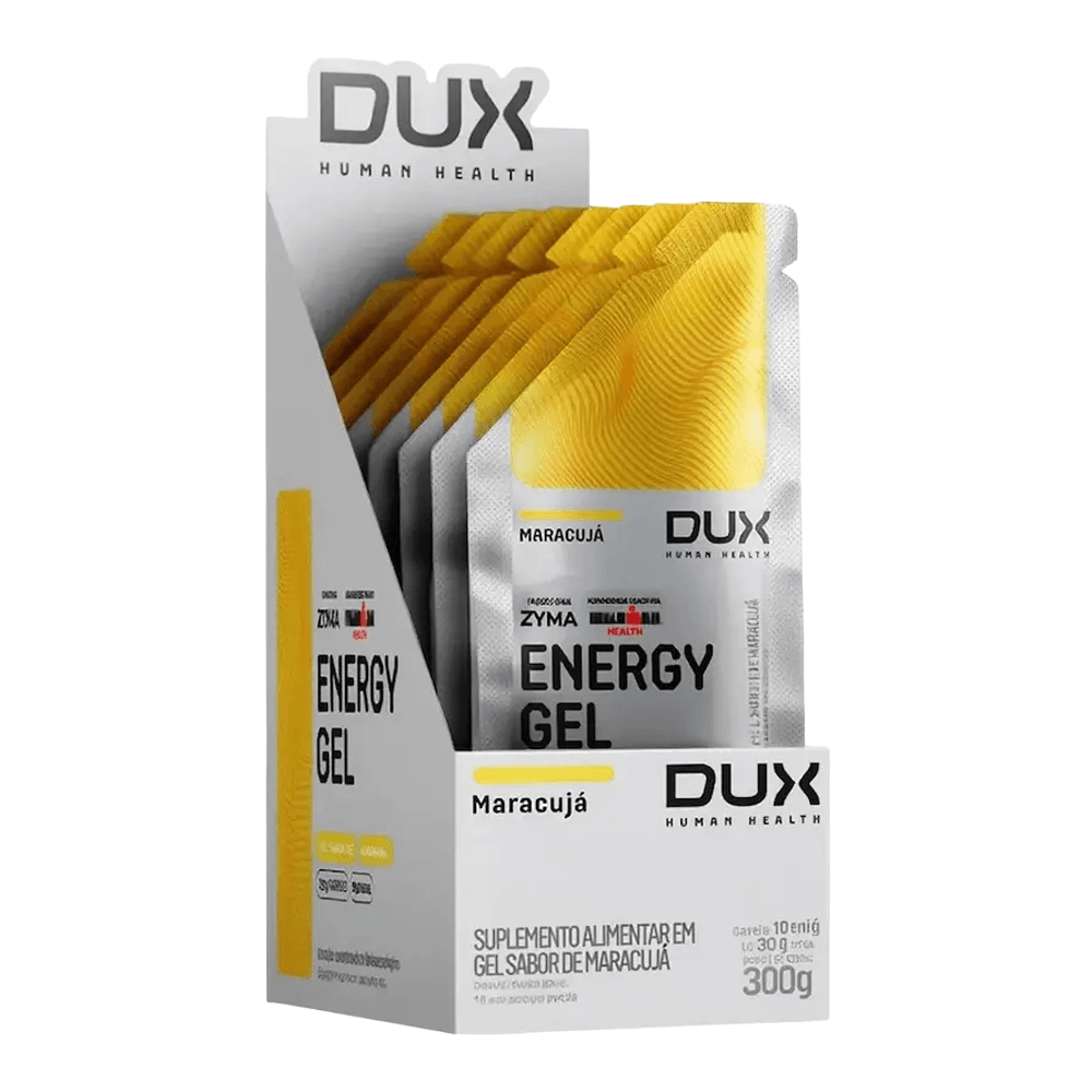 Kit 10 Energy Gel Sabor Maracujá Dux Nutrition
