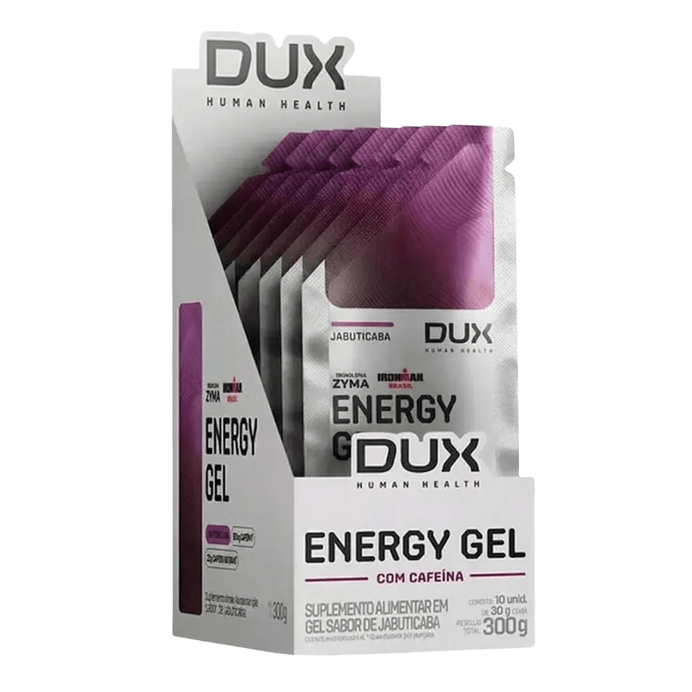 Kit 10 Energy Gel Sabor Jabuticaba Dux Nutrition