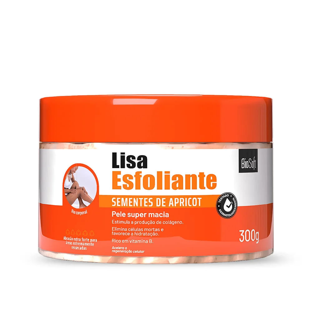 Creme Hidratante Esfoliante Bio Soft Sementes De Apricot 300g