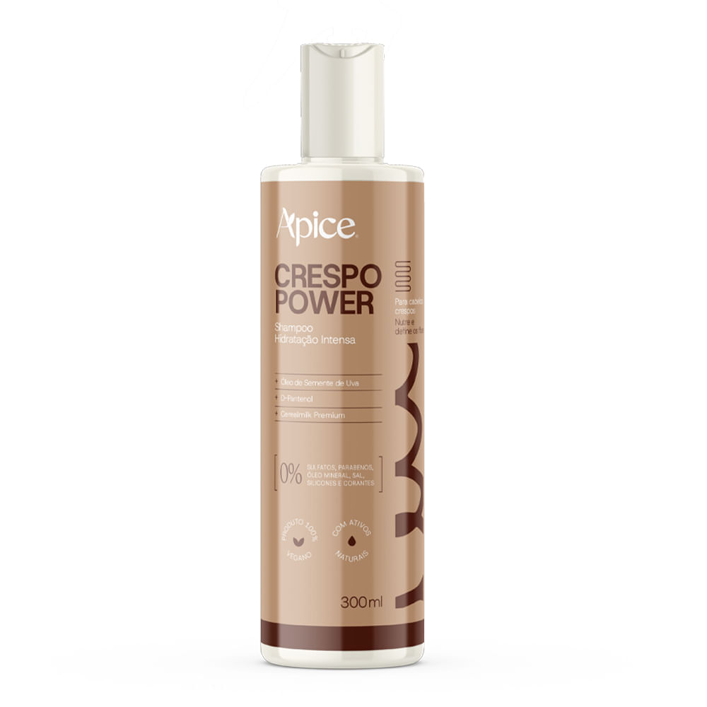 Shampoo Crespo Power Hidratação Intensa Apice 300ml