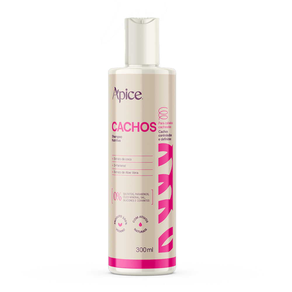 Shampoo Nutritivo Apice Cachos 300ml