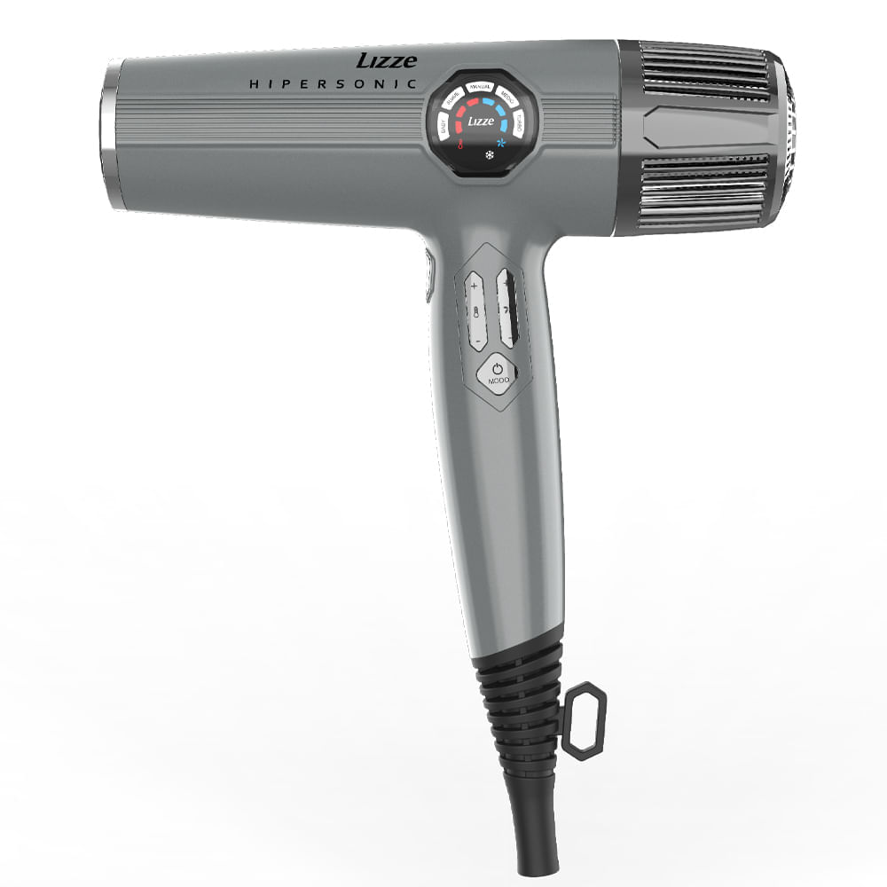 Secador Profissional Lizze Hipersonic Cinza 127v