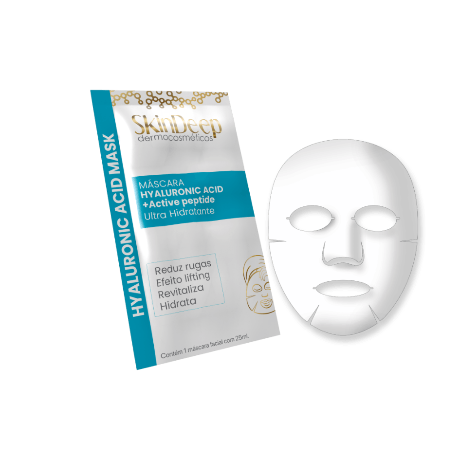 Máscara Facial Hyaluronic Acid Mask SkinDeep 5 unidades 25 ml