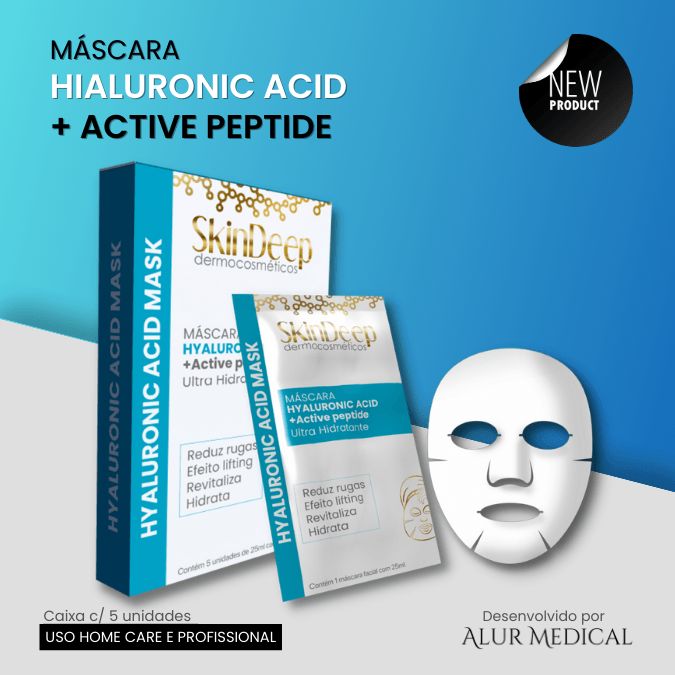 Máscara Facial Hyaluronic Acid Mask SkinDeep 5 unidades 25 ml