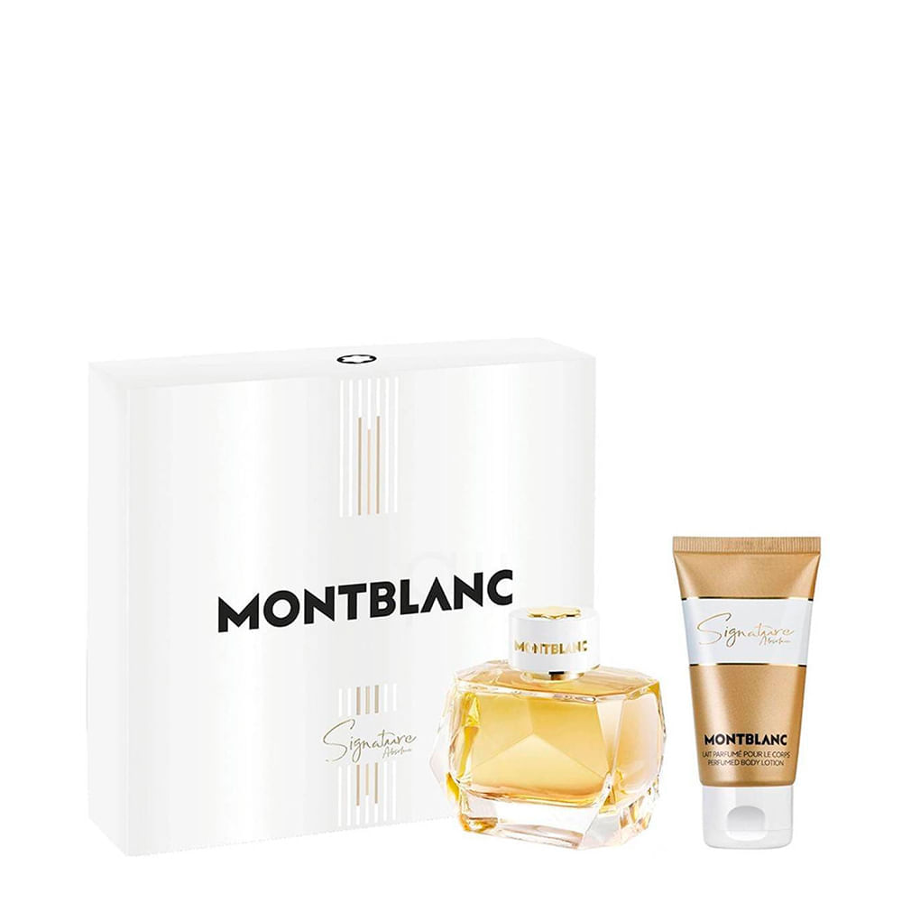 Kit Montblanc Signature Absolue Feminino Eau De Parfum 50ml + Body Lotion 100ml