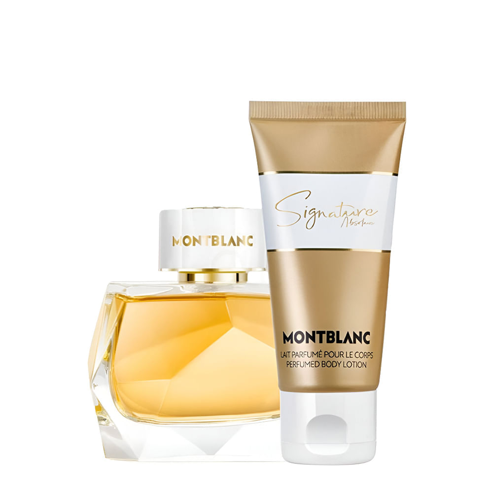 Kit Montblanc Signature Absolue Feminino Eau de Parfum 50ml + Body Lotion 100ml